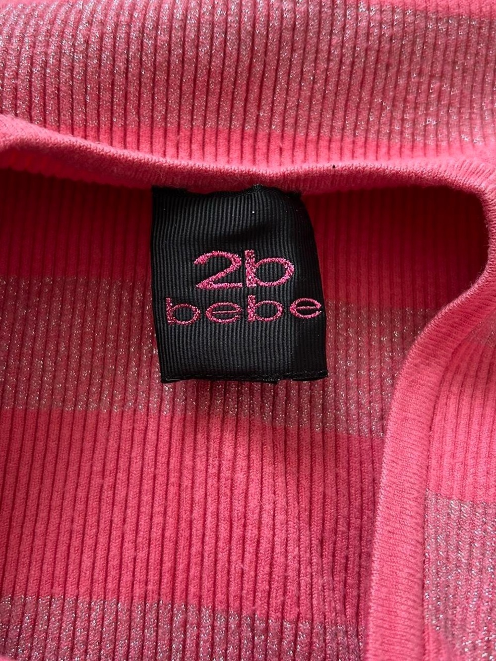 pink y2k striped top - Picture 4 of 6